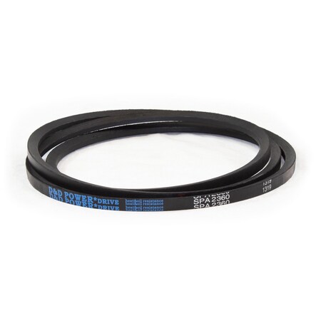 D&D SPA2360 Metric V-Belt, 2360mm Outside Length, 13 mm Top Width, 10 mm Thickness, 1 Ribs SPA2360